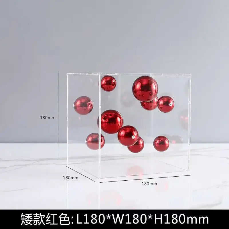 Clear Acrylic Square Display Sphere