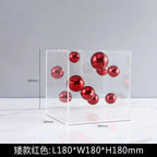 Clear Acrylic Square Display Sphere