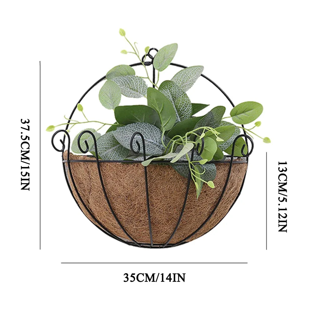 Coconut Coir Lined Hanging Plant Baskets