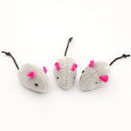 Catnip-Filled Faux Fur Mouse Toys