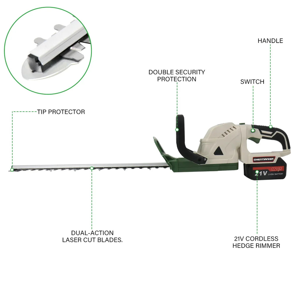 Cordless Brushless Hedge Trimmer Kit
