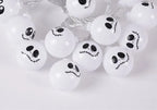 Battery-Operated Halloween Ghost String Lights