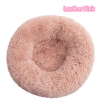Soft Plush Donut Cat Bed