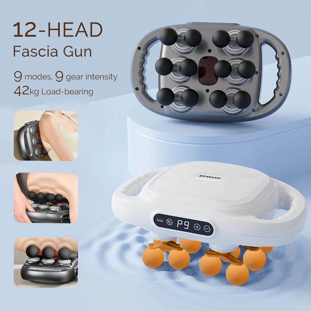 12-Head High-Frequency Fascia Massager