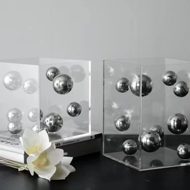 Clear Acrylic Square Display Sphere