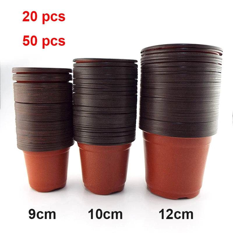 Nursery Transplant Plastic Grow Pots