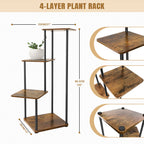 Multi-Tier Corner Plant Display Stand