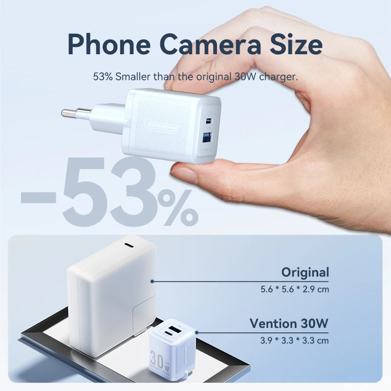 30W GaN USB-C Fast Charger