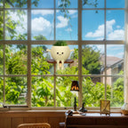 Mini Rocking Chair Face Planter Pot