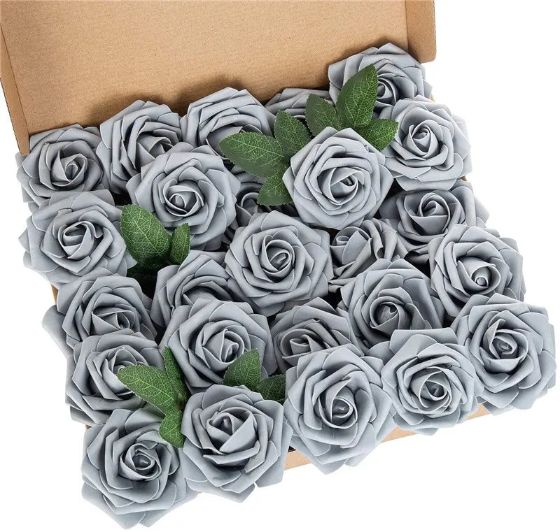 Realistic Foam Rose Artificial Flowers