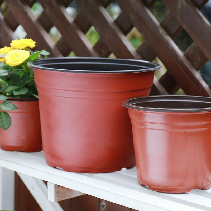 Nursery Transplant Plastic Grow Pots