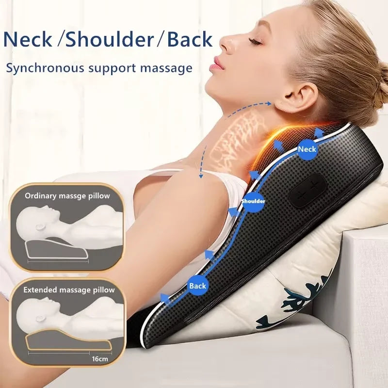 Car Seat Heating Neck Massager