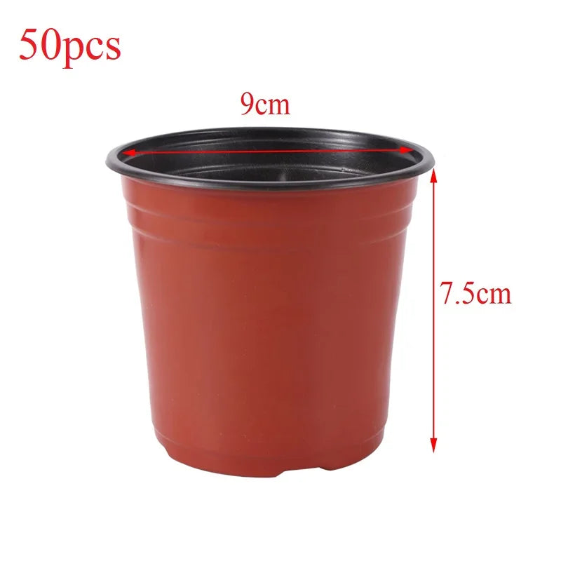 Nursery Transplant Plastic Grow Pots