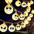Battery-Operated Halloween Ghost String Lights