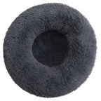 Plush Round Donut Pet Bed