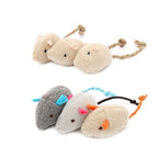 Catnip-Filled Faux Fur Mouse Toys