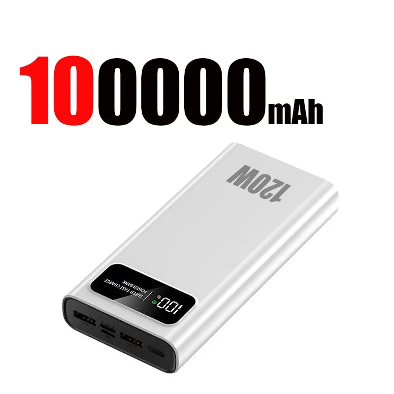 200000mAh 120W Super Fast Power Bank