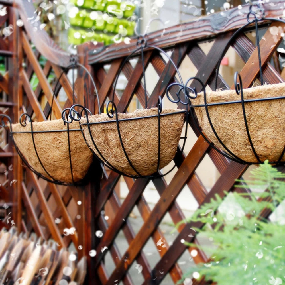 Coconut Coir Lined Hanging Plant Baskets