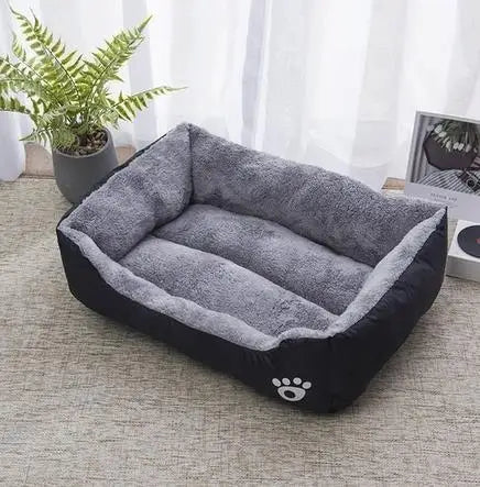 Candy-Colored Plush Pet Nest Bed