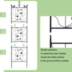 Tall Metal Garden Climbing Trellis