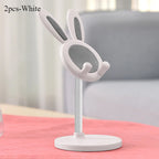 Cute Adjustable Rabbit Phone Stand