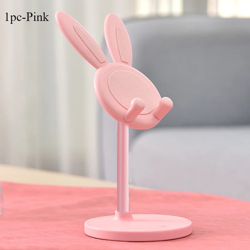Cute Adjustable Rabbit Phone Stand