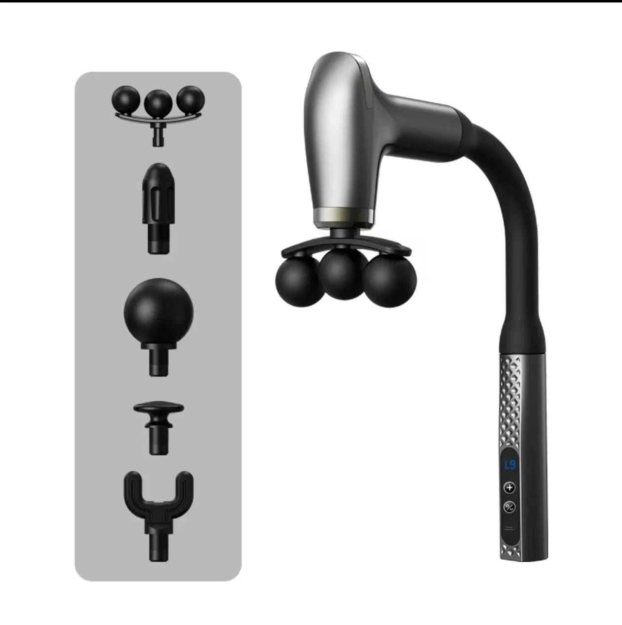 Rechargeable Bent-Handle Smart Fascia Gun