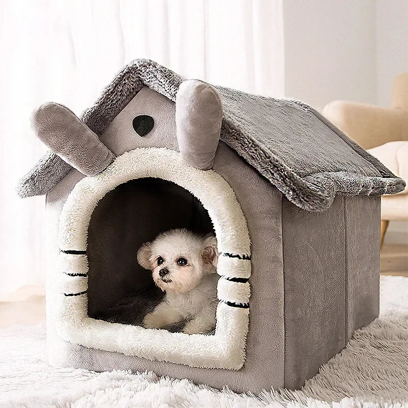 Foldable Winter Pet House Kennel