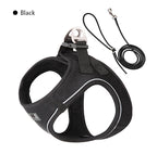 Reflective Adjustable Dog Harness Set