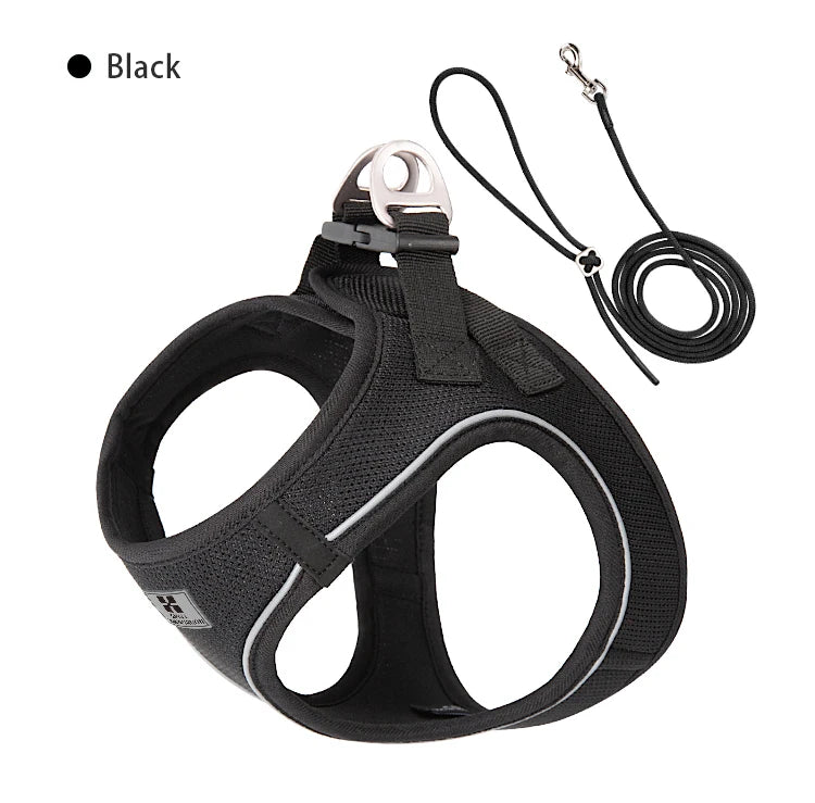 Reflective Adjustable Dog Harness Set