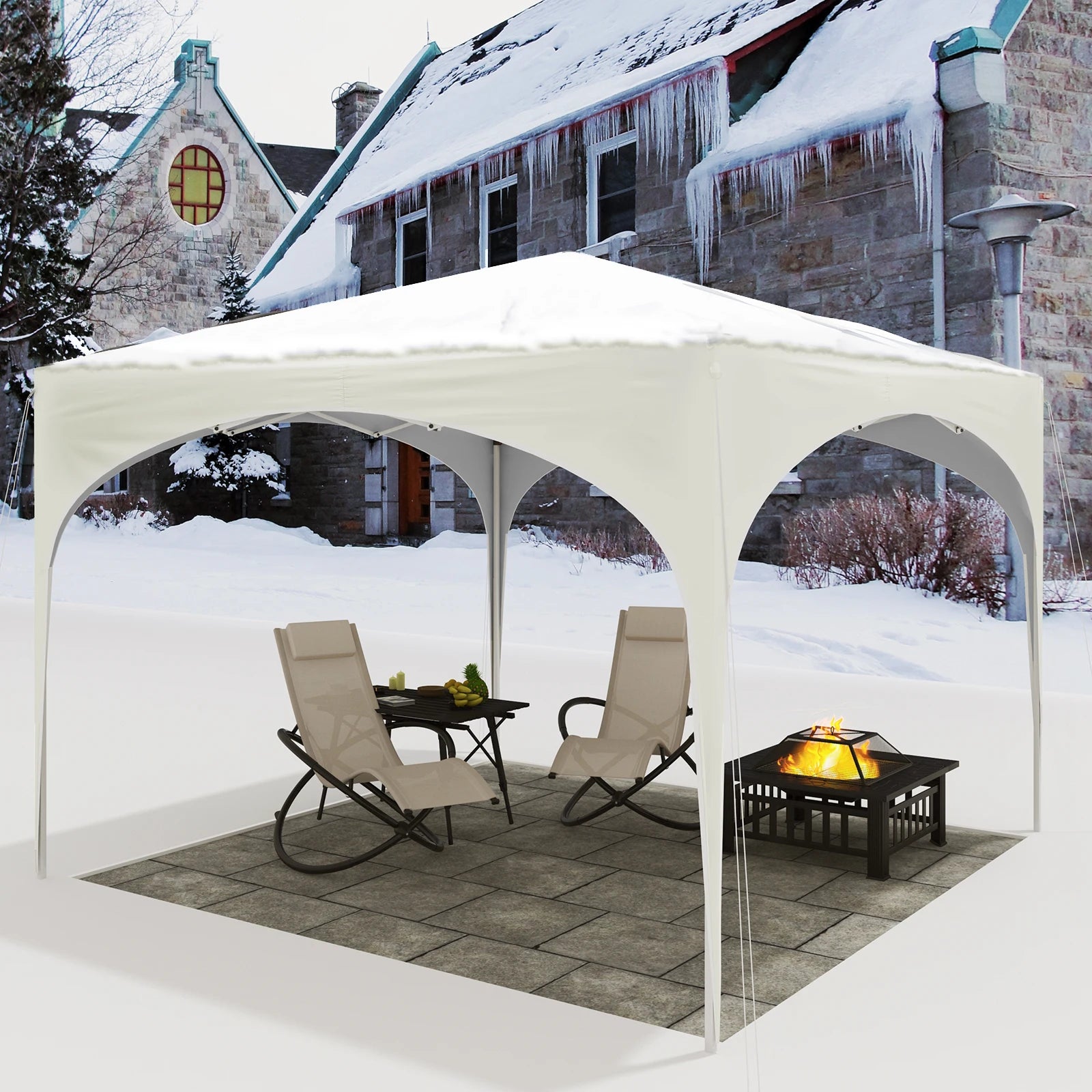 3x3m Waterproof Pop-Up Canopy