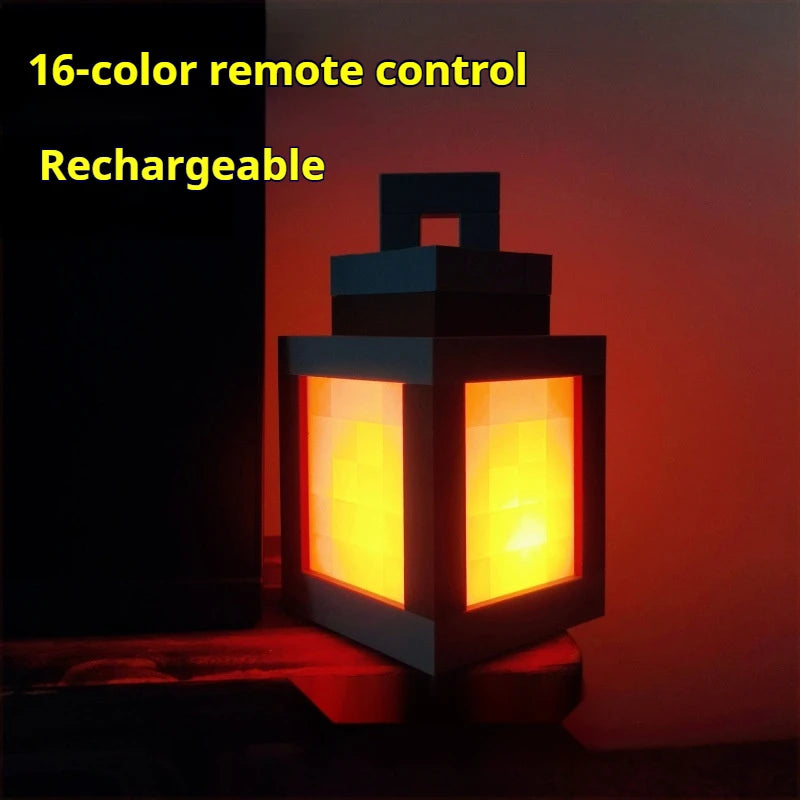 Rechargeable Pixel Lantern Night Light