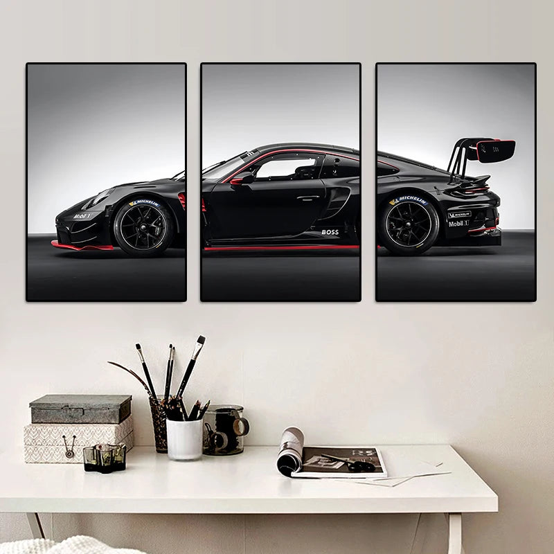 Vintage GT3RS Car Art Posters