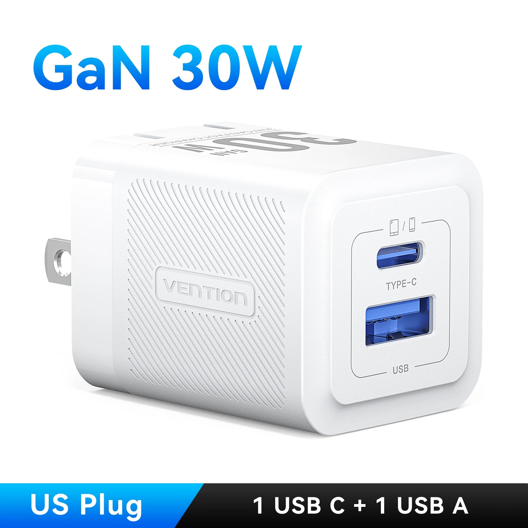 30W GaN USB-C Fast Charger