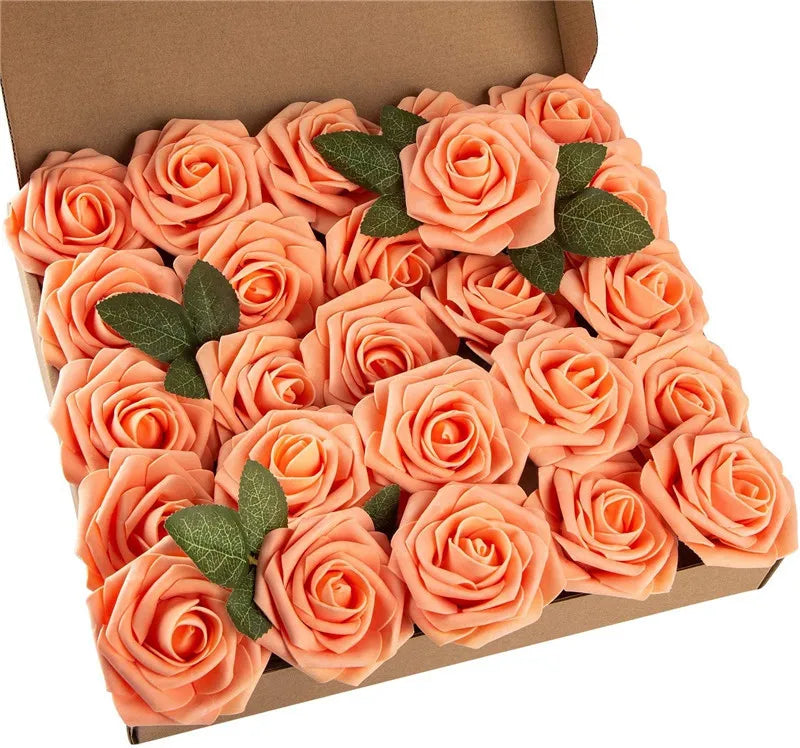 Realistic Foam Rose Artificial Flowers