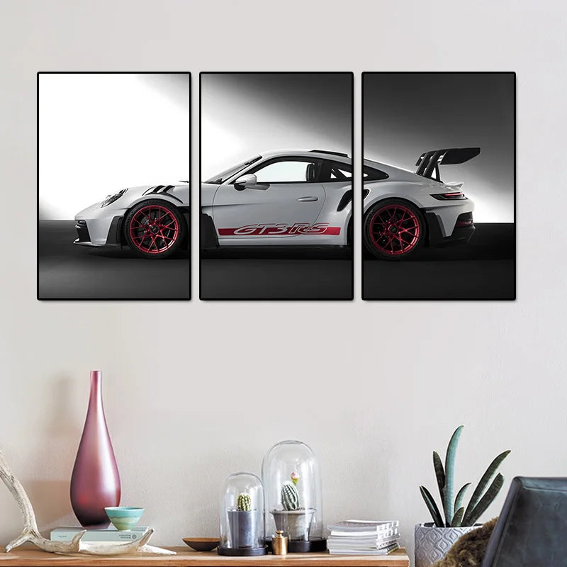 Vintage GT3RS Car Art Posters