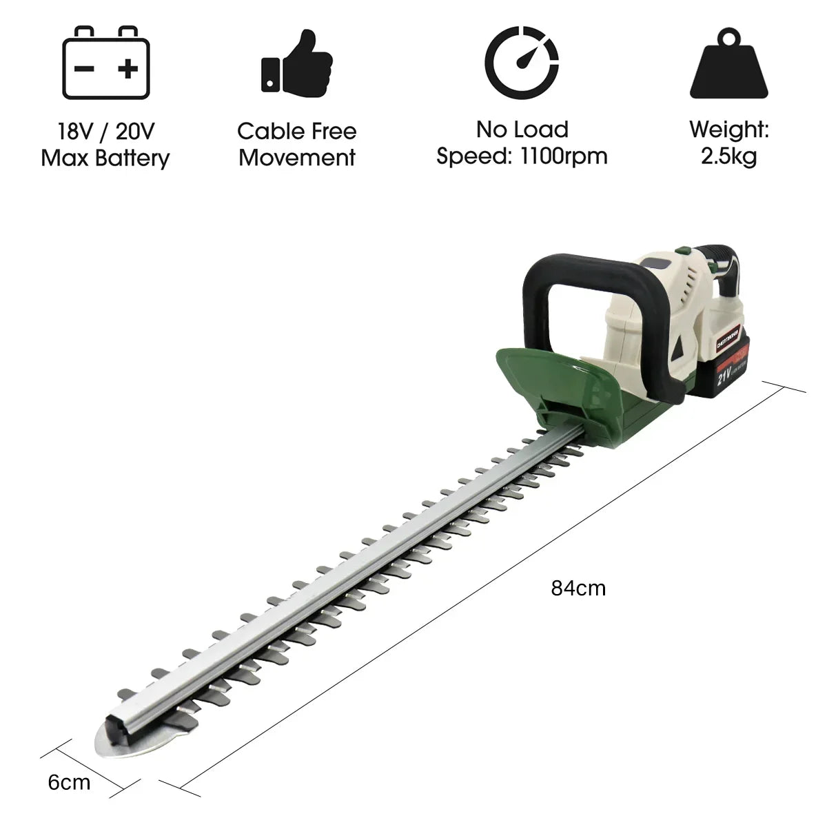 Cordless Brushless Hedge Trimmer Kit