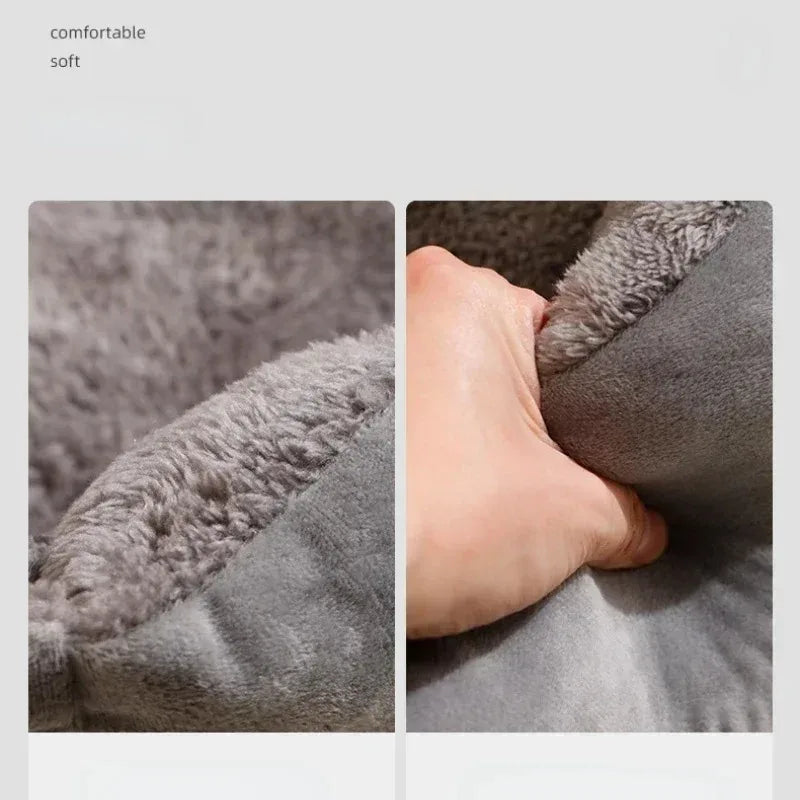 Plush Winter Pet Bed Mat