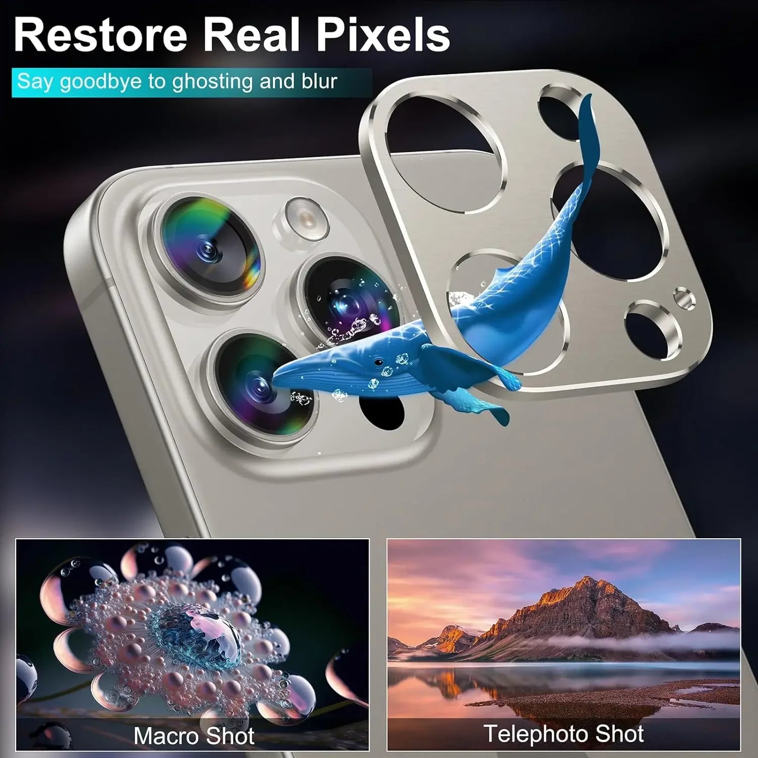 Titanium Metal Camera Lens Protector