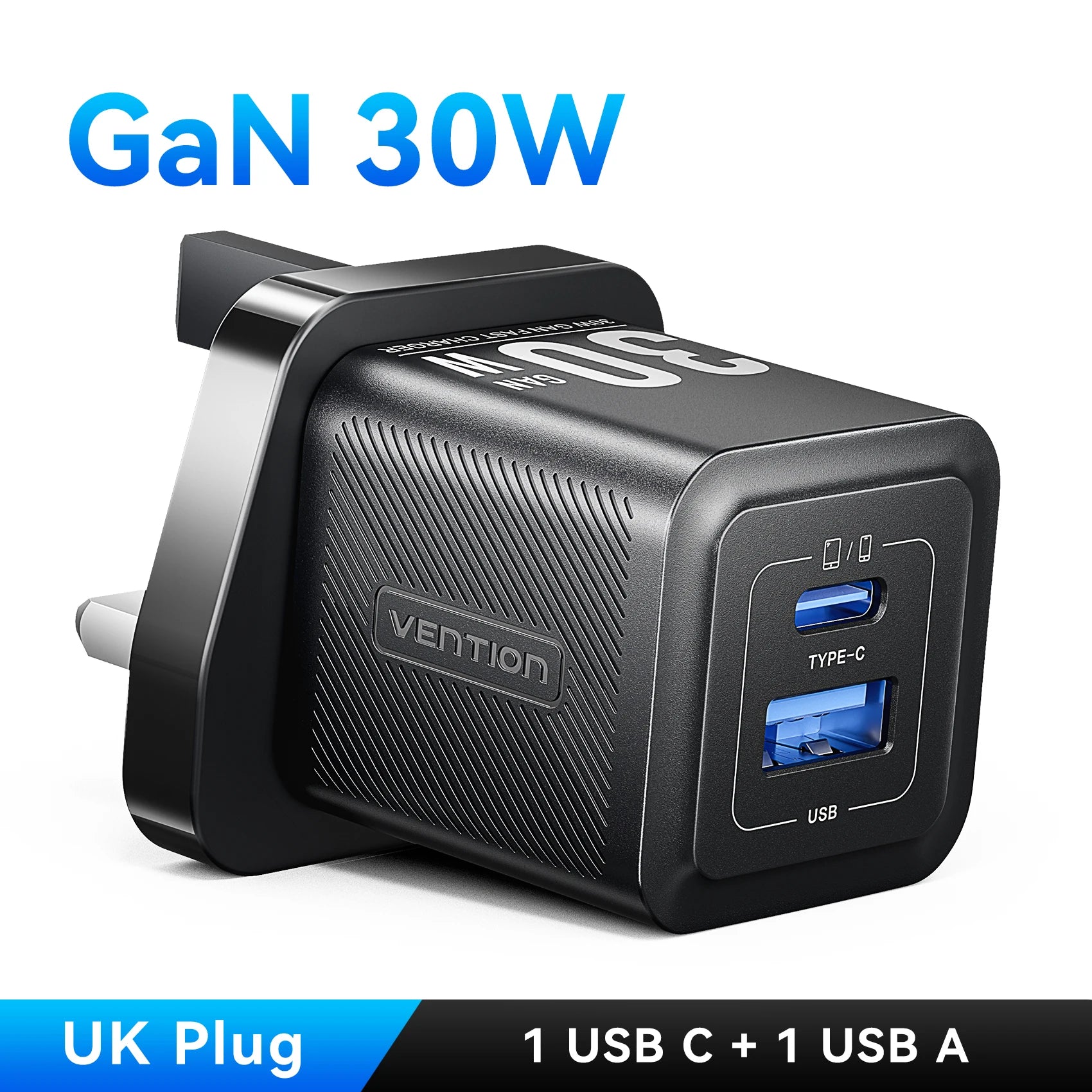 30W GaN USB-C Fast Charger