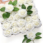 Realistic Foam Rose Artificial Flowers